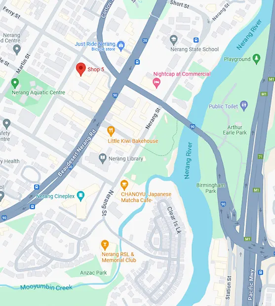 Laser Quit Smoking Gold Coast Map